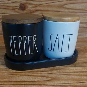 Rae Dunn Salt and Pepper Cellars